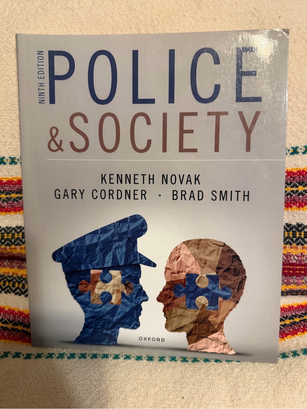 Police & Society 9th Edition by Novak, Kenneth Paperback 2022